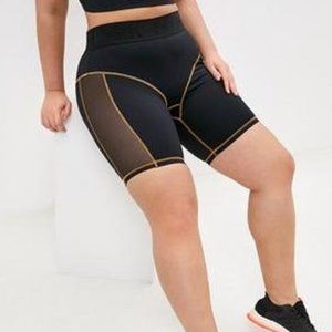 Adidas Originals Women's Ivy Park Black Cycling Shorts Size 4x GS6370